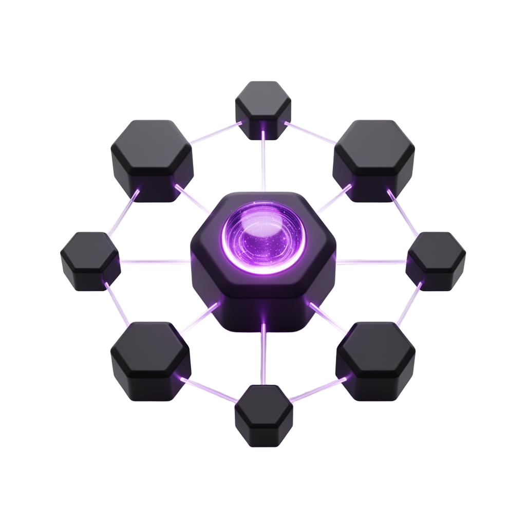 Agent and affiliate management system 3D illustration