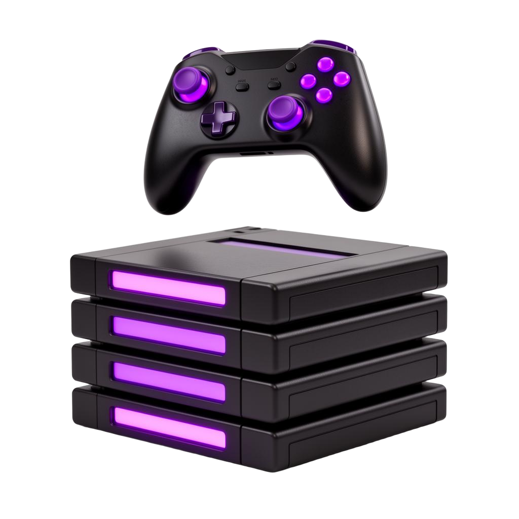 Game integration and aggregator API 3D illustration